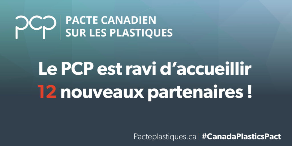 Le Pacte canadien sur les plastiques accueille 12 nouveaux partenaires